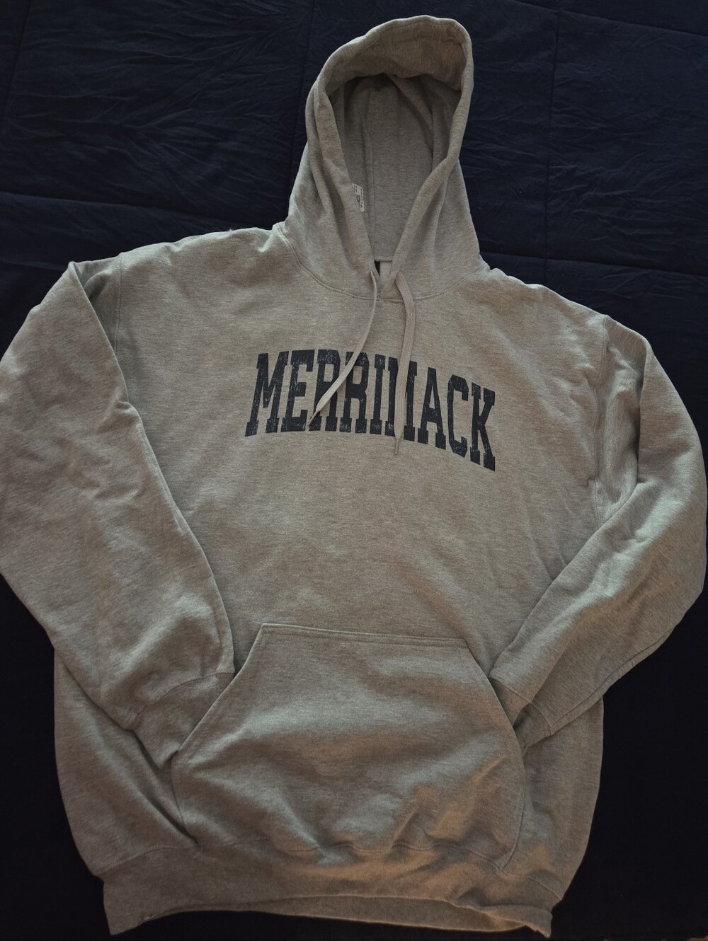 Merrimack Gray Hoodie, New, Size L